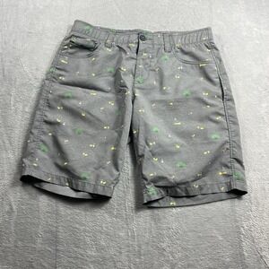 William Murray Shorts Mens 32 Gray Golf Performance Chino Hybrid Stretch AOP